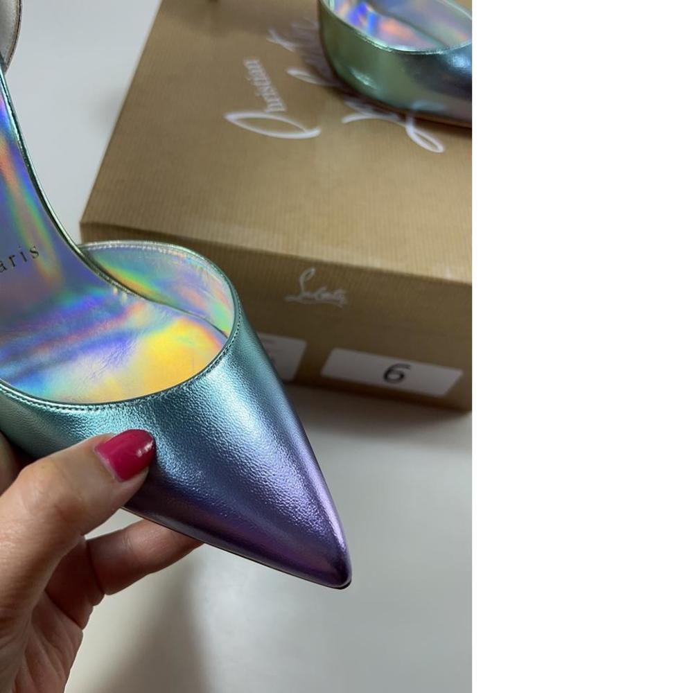 100mm Purple Ombre Licorne AB Unicorn Iriza Gradient Pumps E584 - Picture 2 of 11